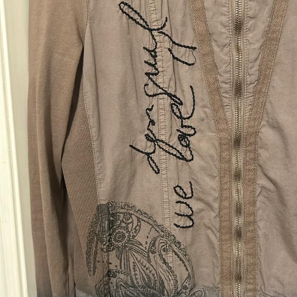 Desigual Long Ombre Jacket - Picture 8 of 13